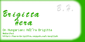 brigitta hera business card